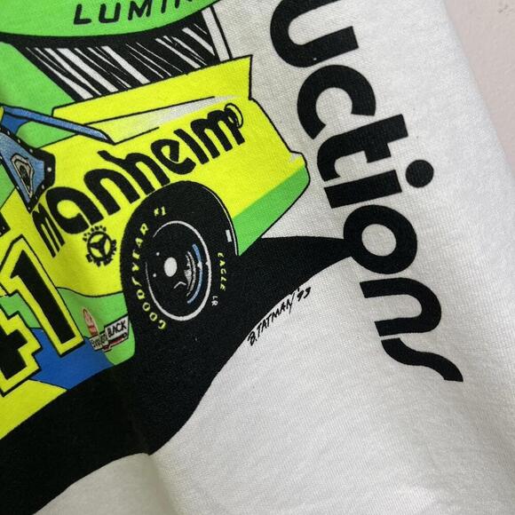 Vintage Manheim Auctions Racing T-Shirt 90s - Picture 4 of 8